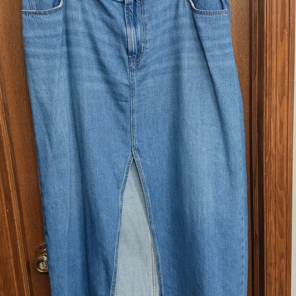 Old Navy Dresses & Skirts - Old Navy Mid-Rise Long Blue Denim Skirt